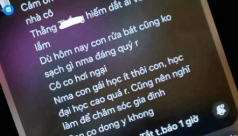Xôn xao tin nhắn "mộng chè" tương lai nhắn tin chê con dâu rửa bát bẩn