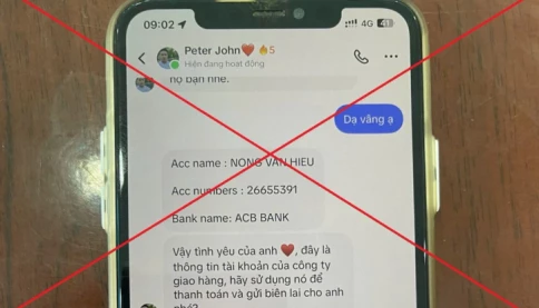 Vì sao Người phụ nữ tới NH Agribank chuyển 5.000.000 đồng cho STK ACB Bank của NONG VAN HEU, nhân viên lập tức báo công an để dừng giao dịch