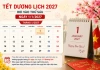 Tết Dương lịch 2027 nghỉ mấy ngày? Đề xuất lịch nghỉ Tết Nguyên đán 2027