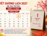 Tết Dương lịch 2027 nghỉ mấy ngày? Đề xuất lịch nghỉ Tết Nguyên đán 2027