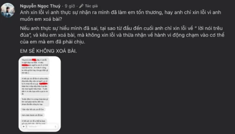 Nữ diễn viên giờ vàng VTV tố chuyện bị đàn anh "có tiếng trong nghề" động chạm cơ thể