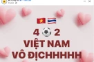 Trận lượt về, Thái Lan ghi cả 4 bàn thắng, nhưng Việt Nam vô địch ASEAN Cup 2026!