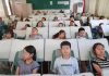 Kiểu bàn ghế mới giúp học sinh ở một trường tiểu học Trung Quốc ngủ trưa thoải mái hơn