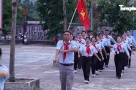 MXH xôn xao clip nghi thức Đội đi kiểu “cà thọt” ở Nghệ An, chính quyền nói gì?