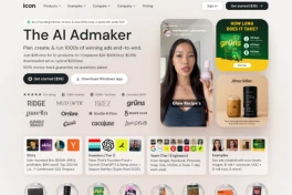 icon: công cụ AI"tất cả trong một" thay thế Capcut, Premiere Pro, Ad Manager?