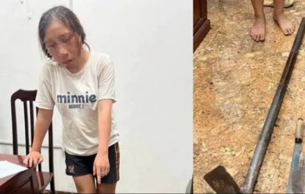 Tạm giam "nữ quái" cầm dao, cuốc đuổi đánh người bán hàng nước