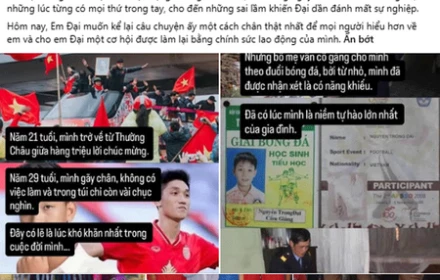 Từ sân cỏ Thường Châu đến chiếc áo thun đầu tiên: Trọng Đại bắt đầu lại ở tuổi 29