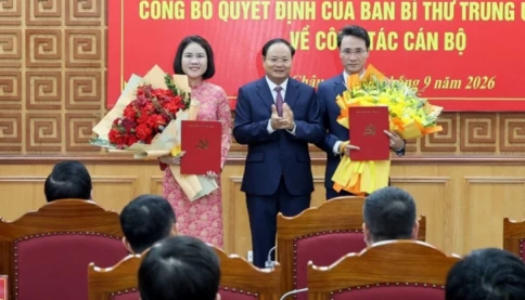 Ban bí thư công bố quyết định về cán bộ