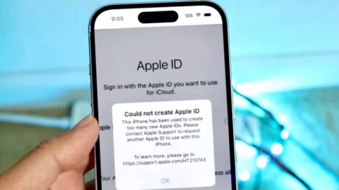 5 cách khắc phục lỗi "không thể tạo tài khoản Apple vào lúc này"