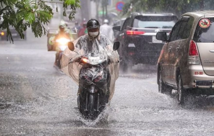 Ngày 15/9: Hà Nội mưa to đến rất to, TPHCM chiều tối có mưa