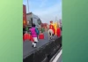 Xác minh clip nhóm hóa trang Tây Du Ký cưỡi ngựa trên làn ô tô ở TP.HCM