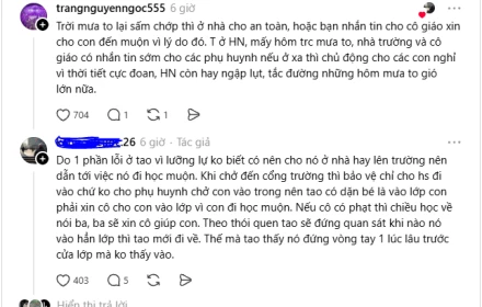 Phụ huynh bức xúc vì cô giáo kỷ luật học sinh lớp 2 do đi muộn, gọi đó là làm nhục. Bạn nghĩ vậy không?
