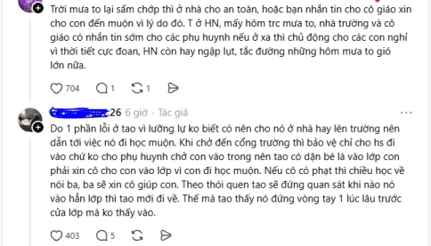 Phụ huynh bức xúc vì cô giáo kỷ luật học sinh lớp 2 do đi muộn, gọi đó là làm nhục. Bạn nghĩ vậy không?