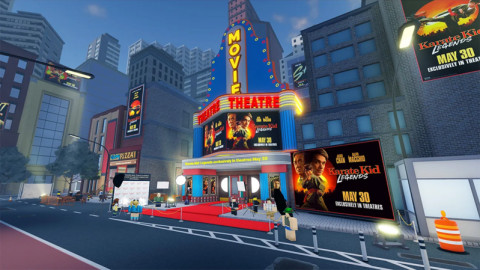 Sony quảng bá phim trong game Roblox
