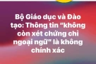Không phải “bỏ IELTS”, cũng không phải phủ nhận thành tích học sinh giỏi!