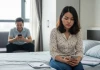 Cảm giác ngột ngạt vì vợ luôn đề phòng mình khi mình ở cạnh con gái