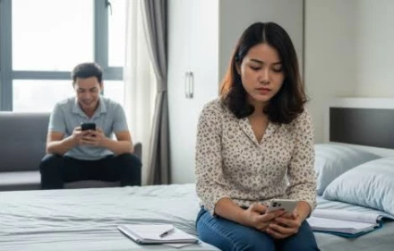 Cảm giác ngột ngạt vì vợ luôn đề phòng mình khi mình ở cạnh con gái