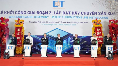 Việt Nam vừa khởi công nhà máy chip bán dẫn đầu tiên, hoàn toàn do người Việt làm chủ công nghệ