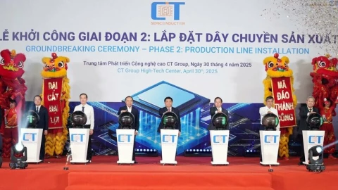 Việt Nam vừa khởi công nhà máy chip bán dẫn đầu tiên, hoàn toàn do người Việt làm chủ công nghệ
