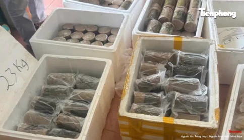 Chiêu trò ‘nhồi’ độc chất chết người vào giò chả, hàng trăm kg thực phẩm bẩn bị phong tỏa