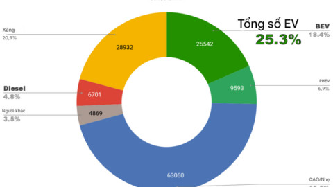 Thị phần xe điện tại Pháp hiện nay