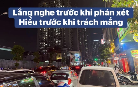 Lắng nghe trước khi phán xét