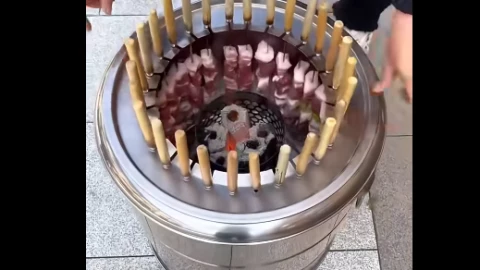 Nướng thịt xiên bây giờ đơn giản vậy sao?