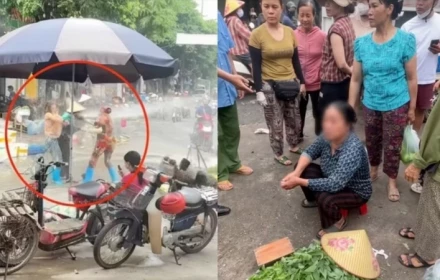 Chủ quán hải sản xịt nước cao áp chảy máu mắt người bán rau lĩnh 2 năm 6 tháng tù