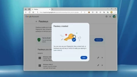 Tạm biệt mật khẩu! Microsoft chính thức sử dụng passkey làm mặc định cho tài khoản mới