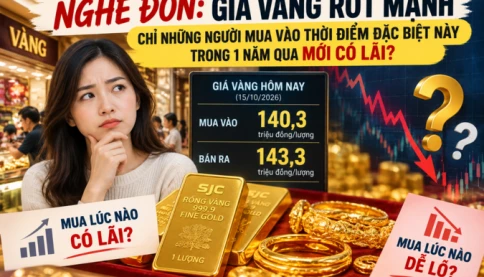 Nghe đồn giá vàng đang giảm, mua vào sau có lãi cười như Liên Xô
