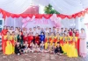 Quá vui: 150 người trong dòng họ ở Hà Nội dựng rạp, bày cỗ mừng 20/10 các nàng dâu