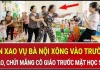 Xôn xao vụ bà nội xông vào trường xé áo, chửi mắng cô giáo trước mặt học sinh