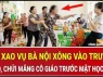Xôn xao vụ bà nội xông vào trường xé áo, chửi mắng cô giáo trước mặt học sinh