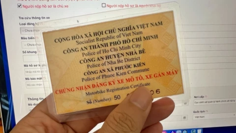 TP HCM thí điểm mua, bán xe cũ qua VNeID