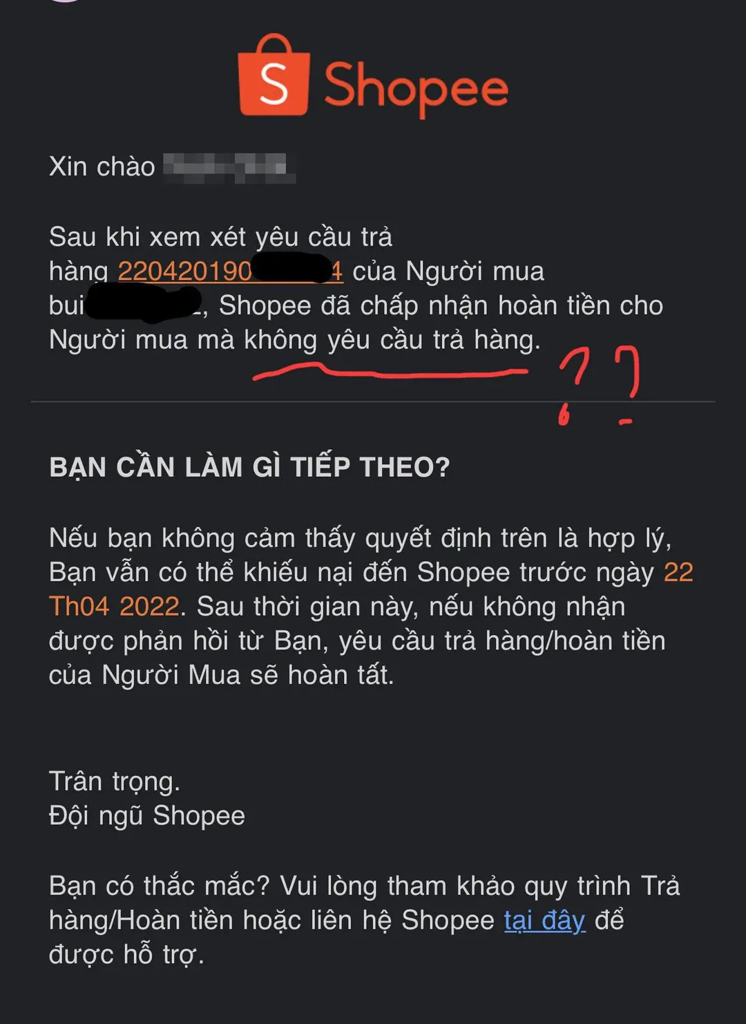 Shopee cho phép người dùng yêu cầu hoàn tiền không cần trả hàng, quyền lợi của người bán có đang bị bỏ qua?