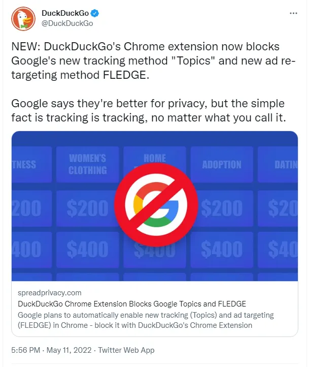 Tưởng là người hùng bảo vệ quyền riêng tư, trình duyệt DuckDuckGo bị phát hiện chia sẻ dữ liệu tới Microsoft