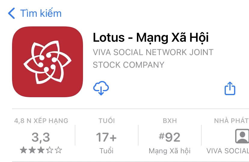 Lotus - Mạng xã hội đặt mục tiêu 4 triệu người dùng giờ ra sao?