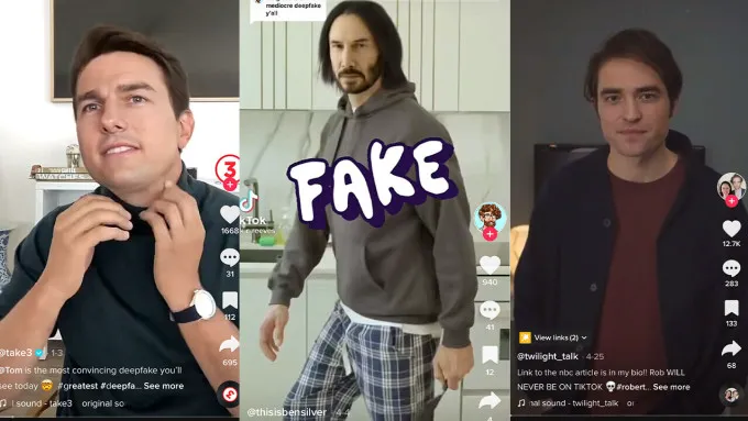 thumbnail - Video Deepfake giả làm người nổi tiếng tràn lan trên TikTok