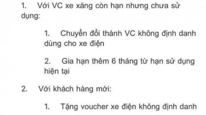 Voucher mua xe ô tô động cơ xăng của VinFast, có áp dụng cho xe điện không?