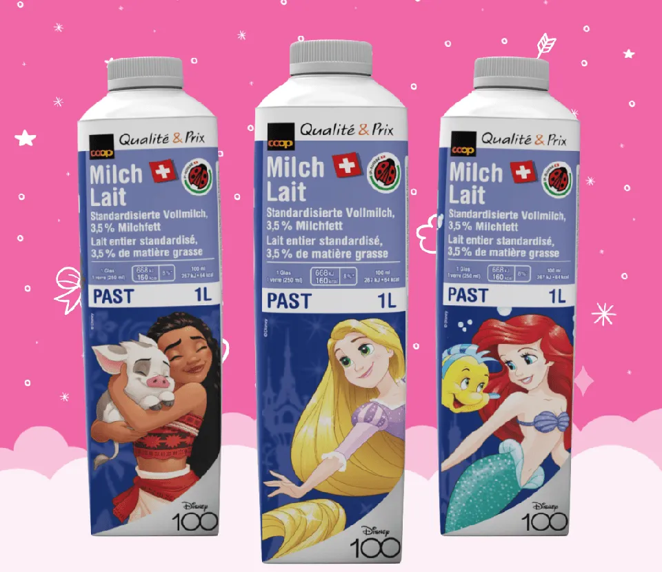 Tetra Pak và Walt Disney hợp tác, in hình nhân vật Disney và Marvel lên sữa hộp