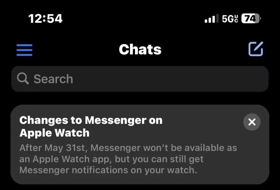 Facebook âm thầm khai tử Messenger cho Apple Watch