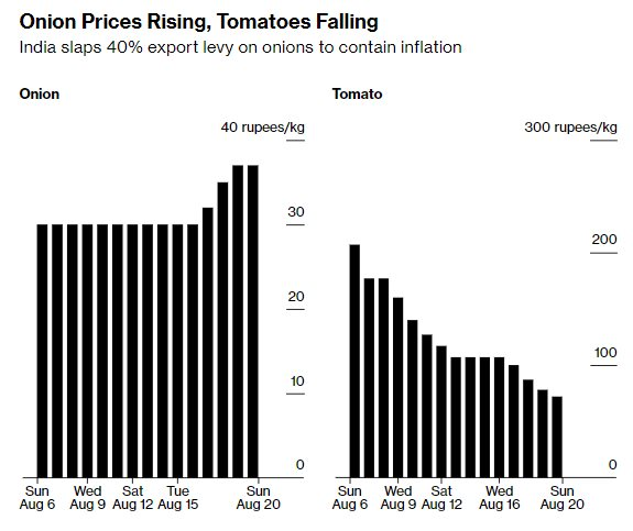 1 quốc gia khổ sở vì quả cà củ hành: giá cà chua tăng phi mã 80%, hành tây sợ không đủ đáp ứng nhu cầu