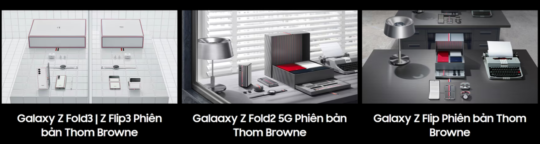 Samsung ra mắt phiên bản đặc biệt Galaxy Z Fold5 và Watch6 Thom Browne tại Việt Nam, giới hạn 100 bộ, giá “chỉ” hơn 80 triệu đồng