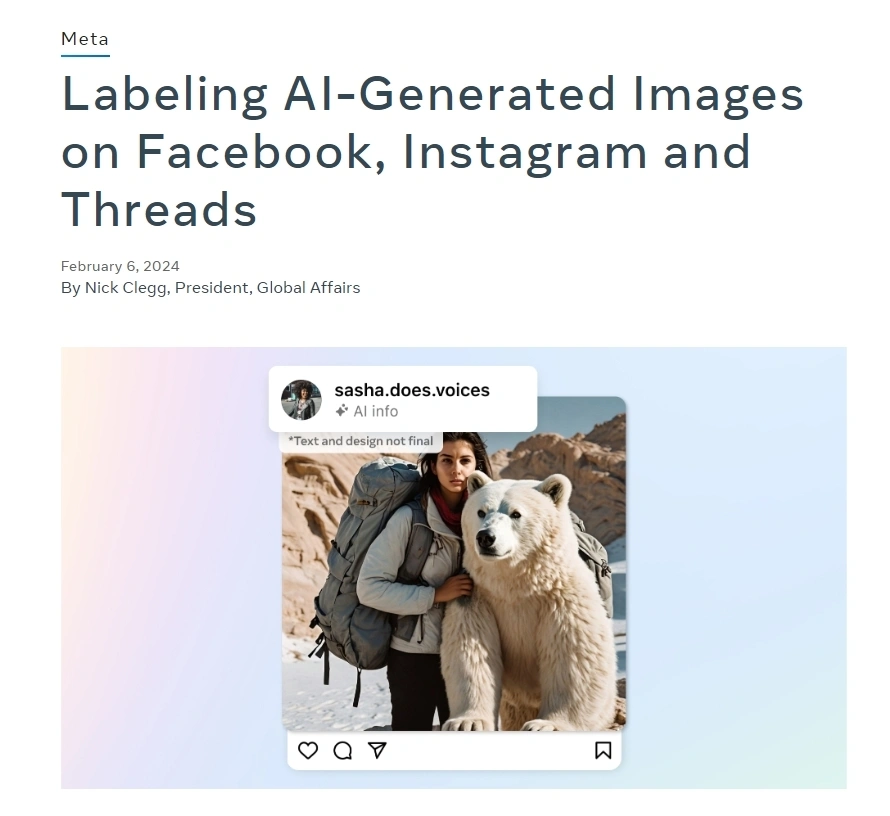 Facebook phạt nặng người dùng không khai báo nội dung AI