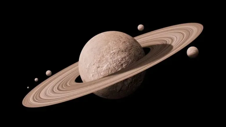 thumbnail - Vành đai rực rỡ của sao Thổ luôn nghiêng, ấy là bởi có sự "gian gian, díu díu, mập mờ" với...