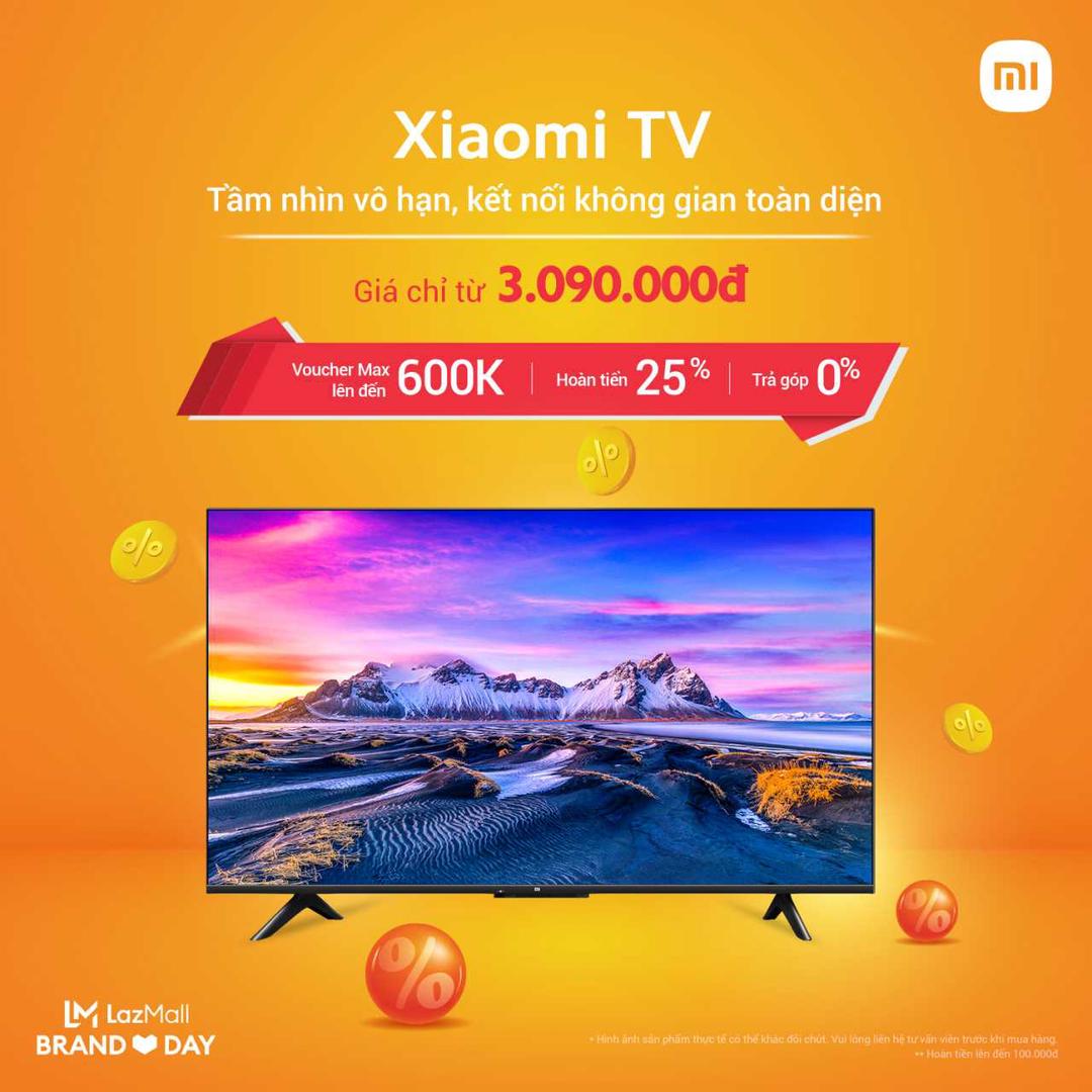 Xiaomi mở Ngày hội Thương hiệu (Brand Day) duy nhất trong 15/7 trên Lazada với hàng loạt ưu đãi