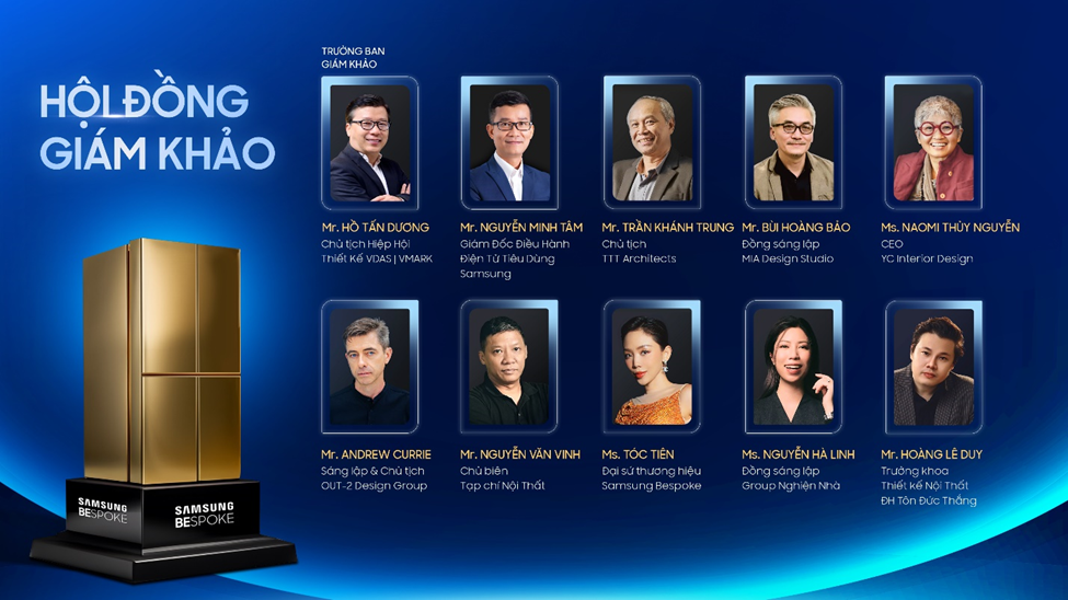 Samsung đồng hành cùng “Giải thưởng Thiết Kế Bếp Đẹp Việt Nam 2024” với giải thưởng hơn 600 triệu đồng