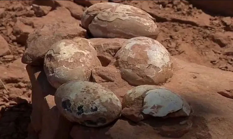 Ổ trứng khủng long hóa thạch 60 triệu năm