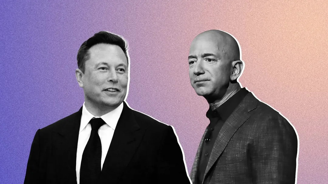 thumbnail - Điểm chung của Elon Musk và Jeff Bezos là gì? -Có phải thói quen tweet không lành mạnh