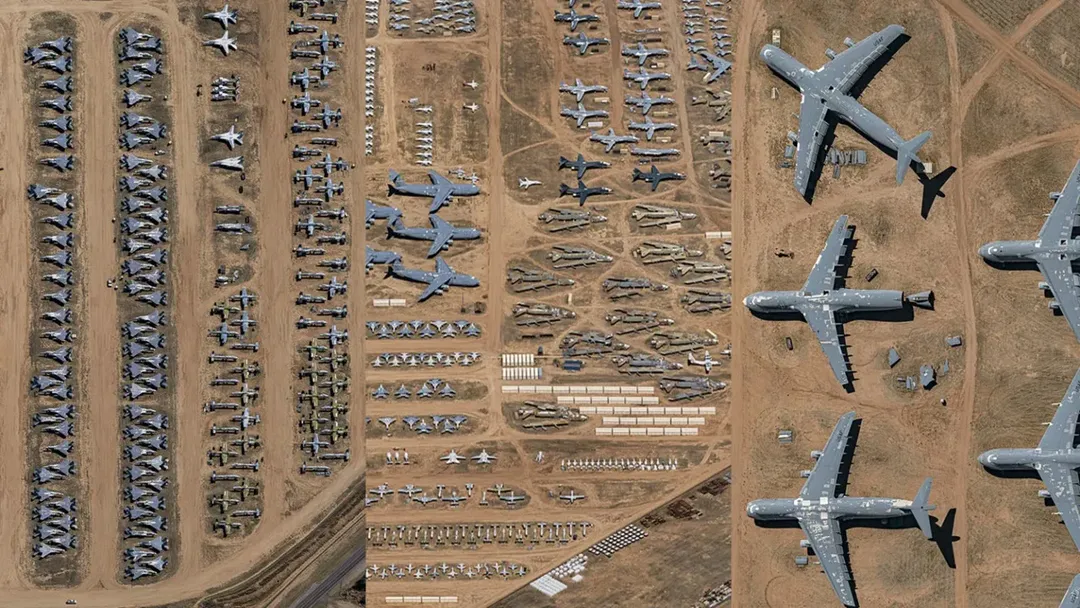 thumbnail - Hàng nghìn máy bay quân sự bị bỏ rơi